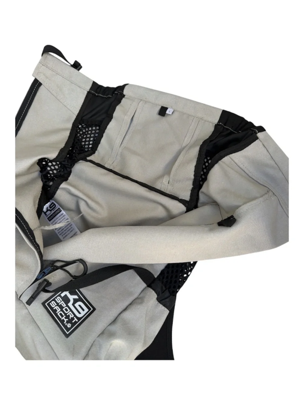 K9 SPORT SACK - Backpack Dog Pet Carrier Gray Travel Bag Large Up To 30 Lbs